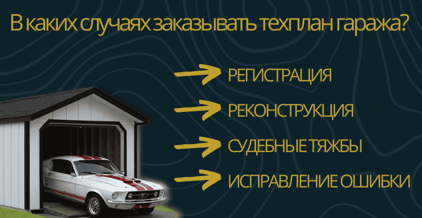 Заказать техплан гаража в Воронеже и Воронежской области под ключ
